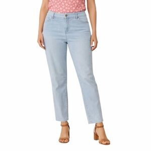 Chico’s Size 2.5 So Slimming Light Wash Straight Leg Ankle Jeans Women’s 16